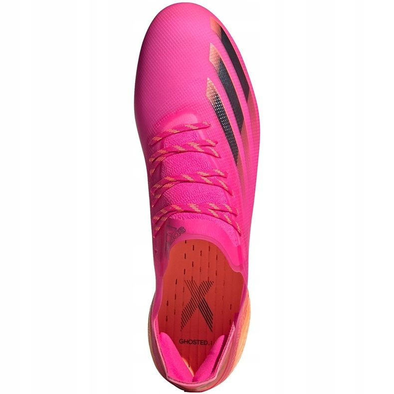 Ghete de fotbal Adidas X Ghosted.1 Fg FW6897 roz 1