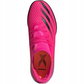 Ghete de fotbal Adidas X Ghosted.3 Tf Jr FW6927 roz roz 1