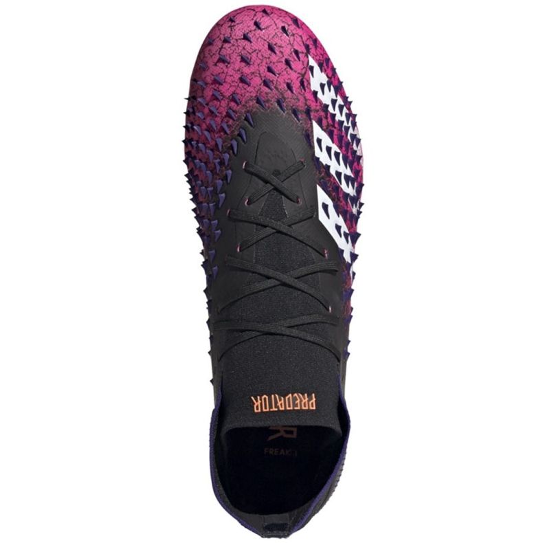 Ghete de fotbal Adidas Predator Freak.1 Fg M FW7241 multicolor negru 2
