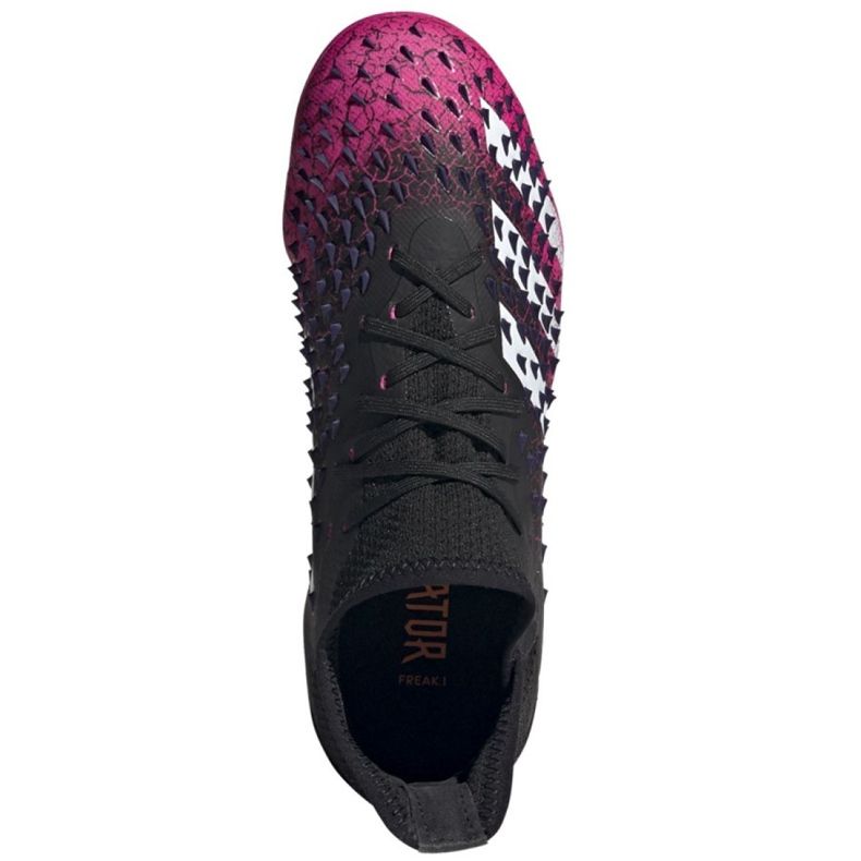 Ghete de fotbal Adidas Predator Freak.1 Fg Jr FW7528 multicolor negru 2