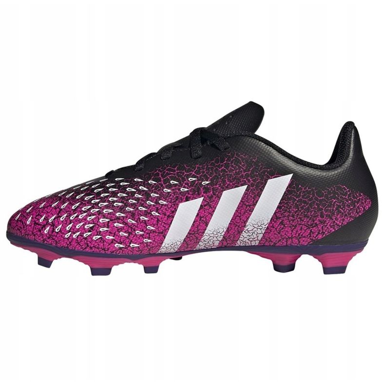 Ghete de fotbal Adidas Predator Freak.4 FxG Jr FW7536 multicolor roz 1 Ghete de fotbal Adidas Predator Freak.4 FxG Jr FW7536 multicolor roz 1