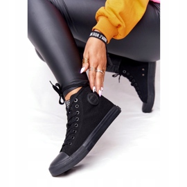 Adidași înalte Big Star FF274A170 Negru 1