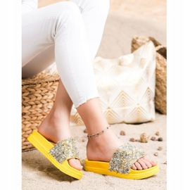 Seastar Papuci de moda din cristal argint 3