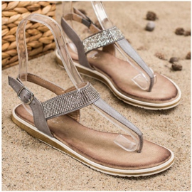 S. BARSKI Sandale japoneze S.BARSKI gri 1