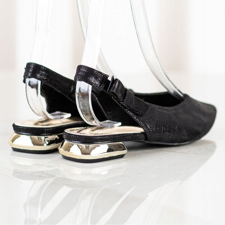 Goodin Pompe elegante în Spitz negru 1