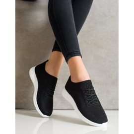 SHELOVET Încălțăminte sportivă ajurată confortabilă negru 2