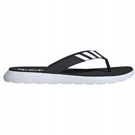Papuci Adidas Comfort Flip Flop pentru bărbați negri EG2069 alb negru 2