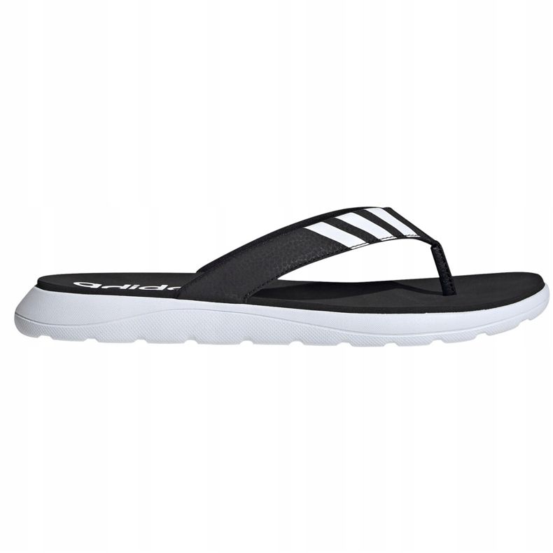 Papuci Adidas Comfort Flip Flop pentru bărbați negri EG2069 alb negru 2