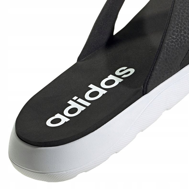 Papuci Adidas Comfort Flip Flop pentru bărbați negri EG2069 alb negru 3