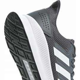 Pantofi bărbați gri Adidas Runfalcon F36200 alb 3