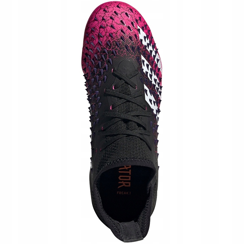 Ghete de fotbal Adidas Predator Freak.1 Fg Jr FW7528 negru 2