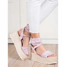 SHELOVET Sandale Espadrilles Legate violet 2 SHELOVET Sandale Espadrilles Legate violet 2