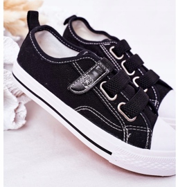 EVE Adidași copii Avengers negri cu velcro negru 1