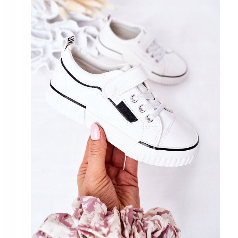 Adidași pentru copii cu velcro Big Star HH374028 Alb 2