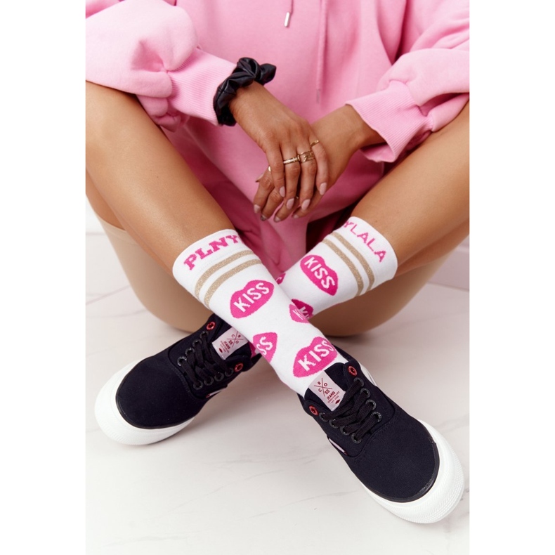 Adidași de damă On The Cross Jeans FF2R4002C Czarme platformă negru 2