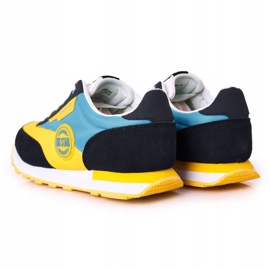 Pantofi sport pentru bărbați Memory Foam Big Star HH174249 Galben-Albastru multicolor 1