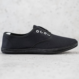 Adidași cu șiret New Age negru 4