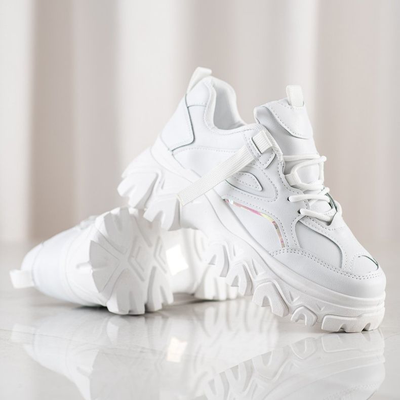 SHELOVET Adidași de modă albi 1