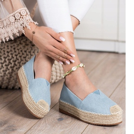 SHELOVET Espadrile la modă albastru 1 SHELOVET Espadrile la modă albastru 1