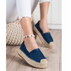 SHELOVET Espadrile la modă albastru 1