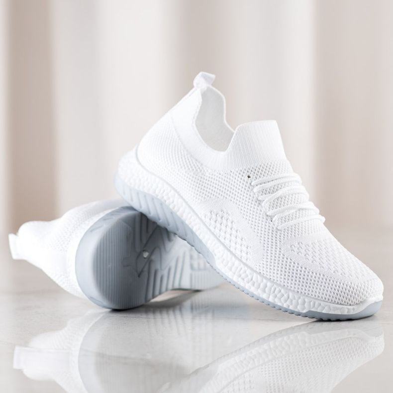 Camo Adidași albi cu ajur 1