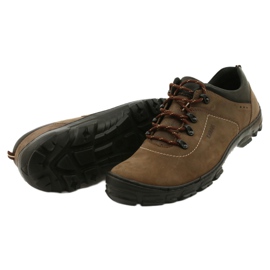 Kampol Pantofi de trekking pentru bărbați 36 olive maro multicolor 4