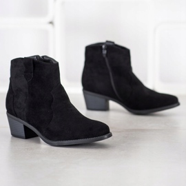 Cm Paris Cizme de cowboy clasice negru 1