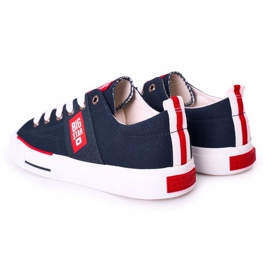 Adidași pentru bărbați Big Star HH174041 Blue Navy albastru marin 1