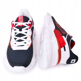 Încălțăminte sport pentru bărbați Memory Foam Big Star HH174207 albastru-albastru albastru marin multicolor 3