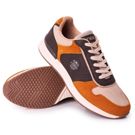 NEWS Încălțăminte sport pentru bărbați Adidași Galben-Maro Harold multicolor 2