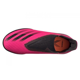 Ghete de fotbal Adidas X Ghosted.3 Ll Tf Jr FY7293 multicolor roz 2