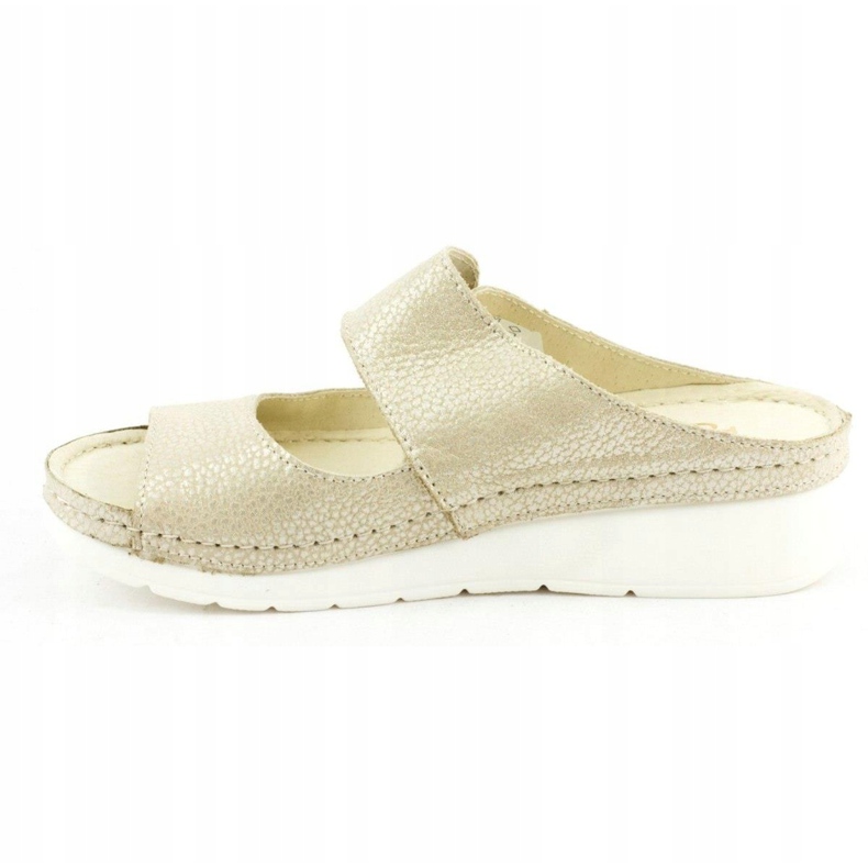 Dolce Pietro Clapete cu velcro 2211 bej argint 1