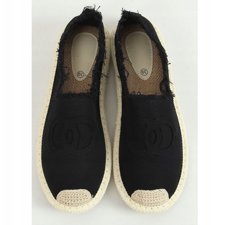 Espadrile dama negre NB273P Negre negru 1