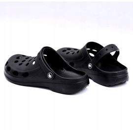 Flameshoes Sandale pentru bărbați Black Kroks negru 2 Flameshoes Sandale pentru bărbați Black Kroks negru 2