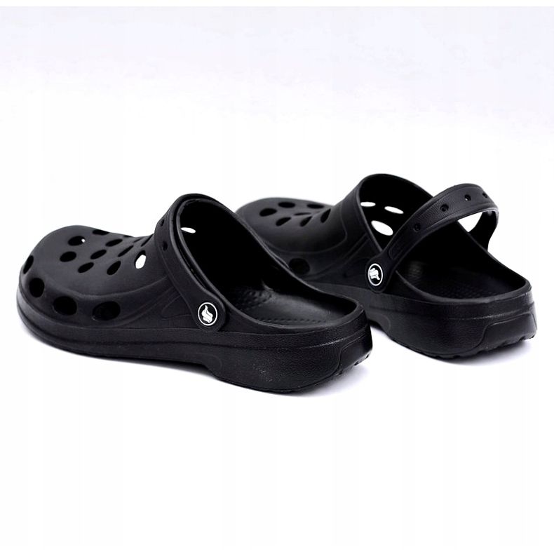 Flameshoes Sandale pentru bărbați Black Kroks negru 2 Flameshoes Sandale pentru bărbați Black Kroks negru 2