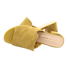 Papuci galbeni Sergio Leone KL313 4