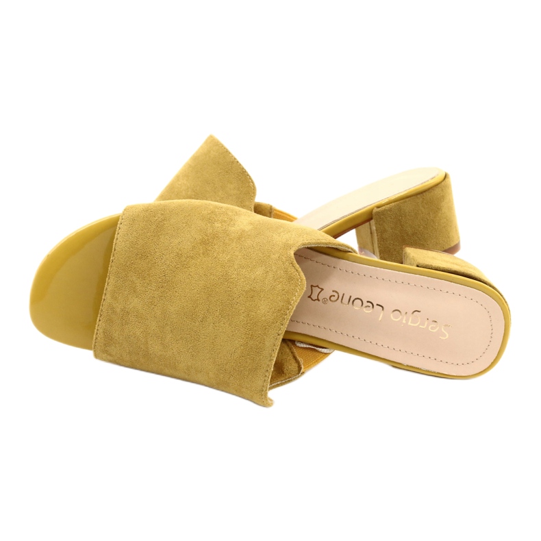 Papuci galbeni Sergio Leone KL313 4