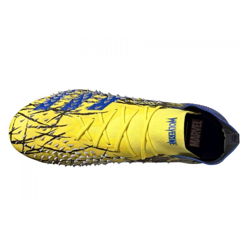 Ghete de fotbal Adidas Predator Freak.1 Fg M FY1119 multicolor galben 2