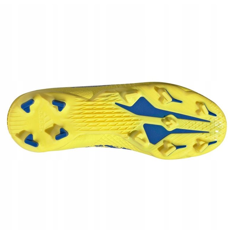 Ghete de fotbal Adidas X Ghosted.3 Ll Fg Jr GZ7557 multicolor galben 2