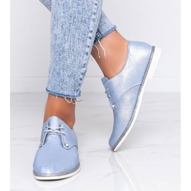 Încălțăminte albastră strălucitoare Grand Street albastru 1