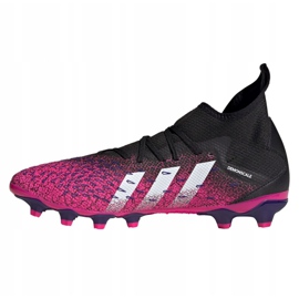 Ghete de fotbal Adidas Predator Freak.3 Mg M FW7515 grafit, negru, violet negru 1 Ghete de fotbal Adidas Predator Freak.3 Mg M FW7515 grafit, negru, violet negru 1
