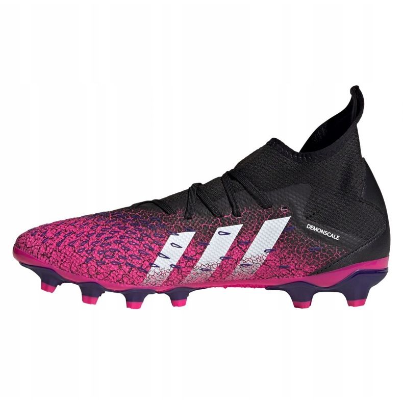 Ghete de fotbal Adidas Predator Freak.3 Mg M FW7515 grafit, negru, violet negru 1 Ghete de fotbal Adidas Predator Freak.3 Mg M FW7515 grafit, negru, violet negru 1