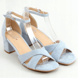 Sandale cu toc albastru 8832 Albastru 1