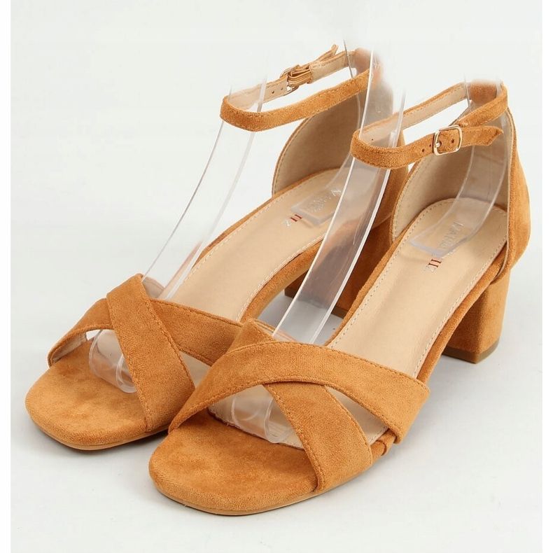 Sandale tocuri înalte camel 8832 Camel maro 1