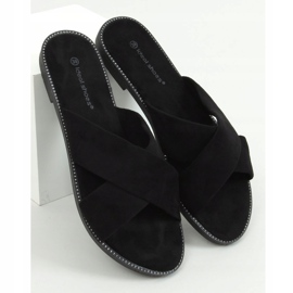 Papuci negri pentru femei 5143 negri negru 1