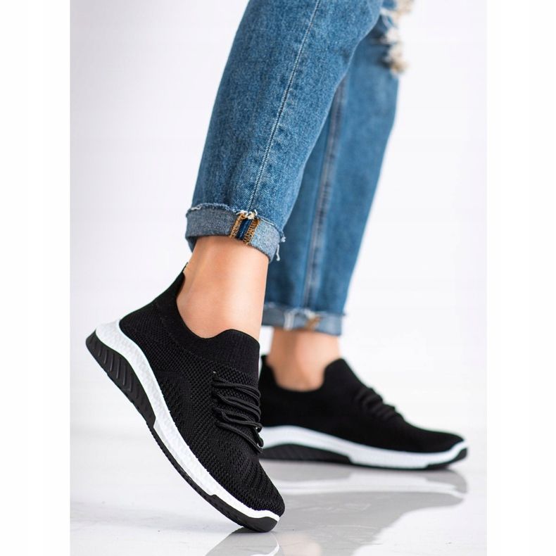 Camo Adidași negri ajurati negru 1