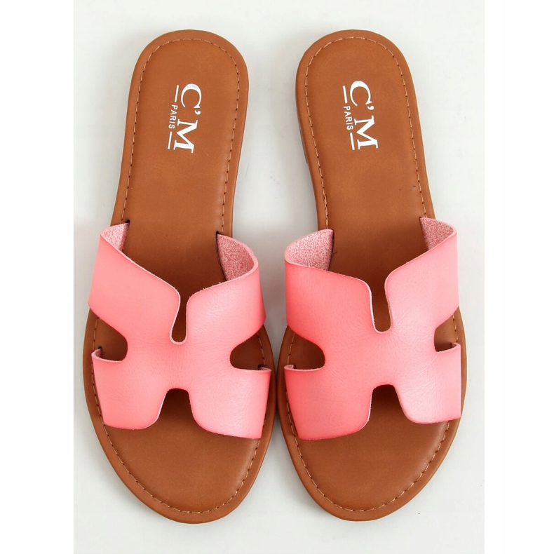 Papuci roz pentru femei roz 55-2 Roz 1
