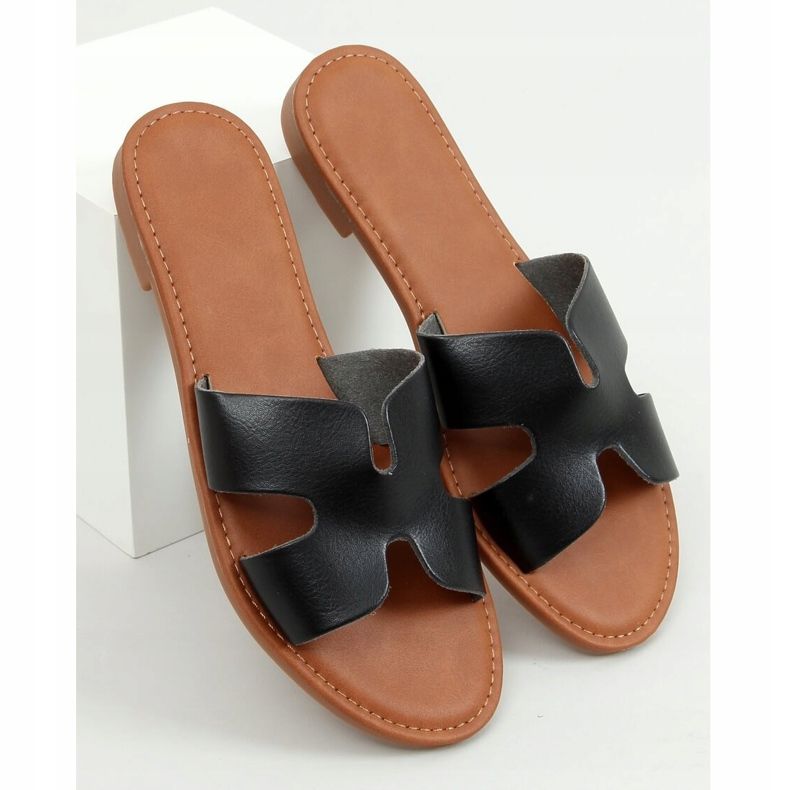 Papuci negri 55-2 pentru femei negri negru 1