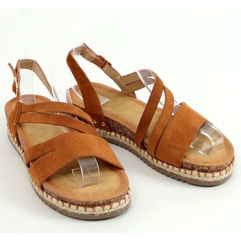 Sandale espadrile boho camel FD002 Camel maro 1