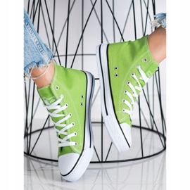 Adidași înalte New Age verde 1